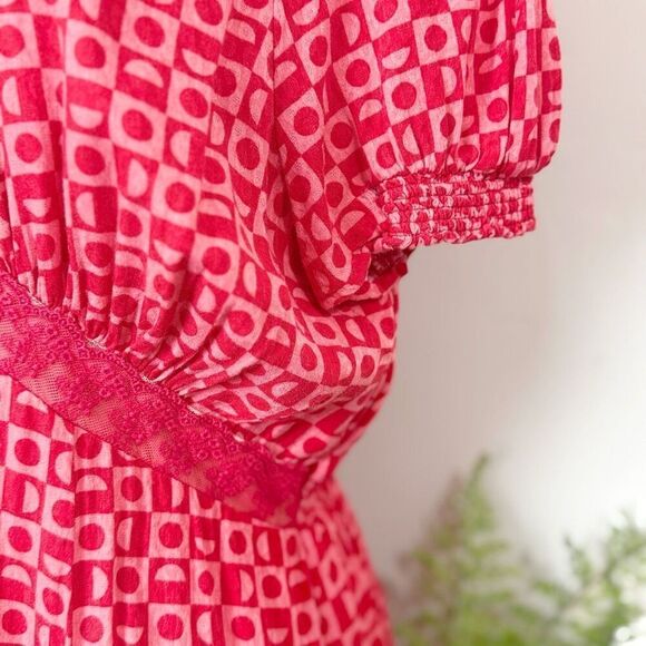 FREE PEOPLE Marley Maxi Dress | medium | geometric print - Picture 3 of 15